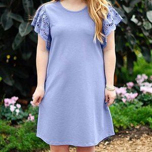 Matilda Jane periwinkle S NWT In Season dress DYT T2 Cotton